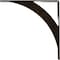 Ekena Millwork Legacy Steel Bracket, Antiqued Brass 2"W x 16"D x 16"H BKTM02X16X16LEABS - alternate 8